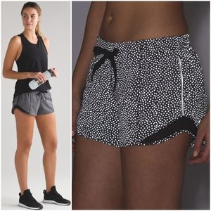Rare Lululemon Reflective Splatter Hotty Hot Short